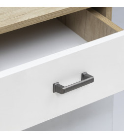 Ручка мебельная IONIKA-96, шлифованный титан , AKS