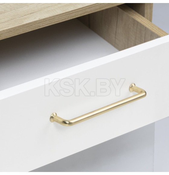 Ручка мебельная LOFT-128, брашированное золото, AKS (62200) 
