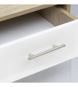 Ручка мебельная релинговая 160/220, сатин