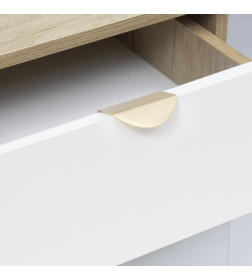 Ручка мебельная LUNA-32, брашированное золото, AKS