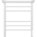 Полотенцесушитель Granula электрический Квадро Сплит 50х60 (2+3) с полкой терморегулятор с таймером белый