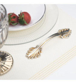 Ручка мебельная Bing-96,французское серебро