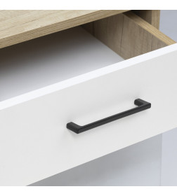 Ручка мебельная Arkada-128,черный матовый 