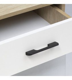 Ручка мебельная Orion-128,черный матовый 