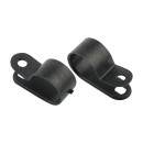 Скоба кабельная под винт 16 мм черная (упак. 50 шт.) REXANT 07-4416-1 (07-4416-1) 