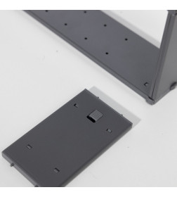 Разделитель универсальный металлический Slimbox Evolution L-500 графит  476х100х50мм