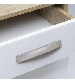 Ручка мебельная AVANTI-128, брашированный никель, AKS