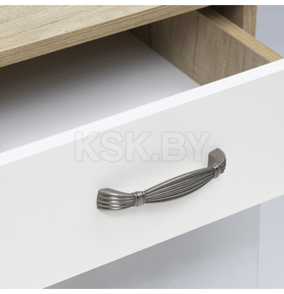 Ручка мебельная MAGIA-128, античное серебро, AKS (71322) 