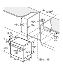 Шкаф духовой BOSCH HBA534EB3