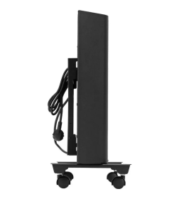 Конвектор электрический XCE-1000B, 230 В, 1000 Вт, черный, сушилка, колеса, Х-элемент// Denzel