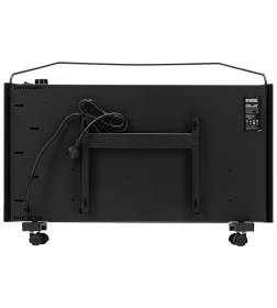 Конвектор электрический XCE-2000B, 230 В, 2000 Вт, черный, сушилка, колеса, Х-элемент// Denzel