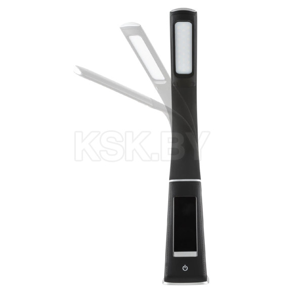 Светильник светодиодный-часы СНЧ-2, 5 Вт, календарь, термометр, 5000 К, сенсор-диммер, USB, черный, TDM SQ0337-0099 (SQ0337-0099) 