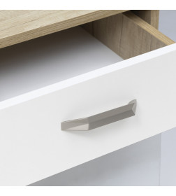 Ручка мебельная PRIZMA-128, сатиновый никель, AKS