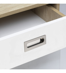 Ручка мебельная ENTRO-128, брашированный никель, AKS