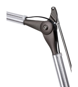 Светильник светодиодный струбцина СН-60, 2 колена, сенсор-диммер, 220 В, 14Вт, 5000 К, серебяный-черный TDM SQ0337-0165