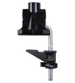 Светильник светодиодный струбцина СН-30, 2 колена, диммер, 220 В, 9 Вт, 5000 К, черный, TDM SQ0337-0160