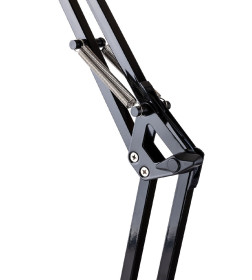 Светильник светодиодный струбцина СН-30, 2 колена, диммер, 220 В, 9 Вт, 5000 К, черный, TDM SQ0337-0160