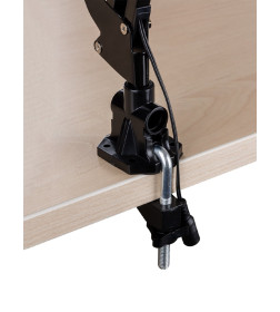 Светильник светодиодный струбцина СН-30, 2 колена, диммер, 220 В, 9 Вт, 5000 К, черный, TDM SQ0337-0160