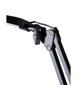 Светильник светодиодный струбцина СН-30, 2 колена, диммер, 220 В, 9 Вт, 5000 К, черный, TDM SQ0337-0160