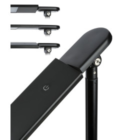 Светильник светодиодный струбцина СН-10, 8 Вт, телескопическтй, сенсор-диммер, 2700-6500 К, USB, черный, TDM SQ0337-0167