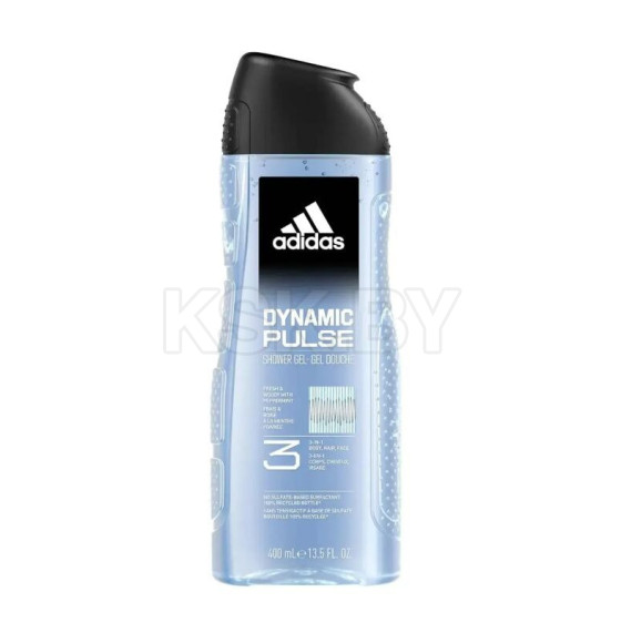 Гель для душа 3 в 1 Adidas DYNAMIC PULSE, 400 мл (3616303459093) 