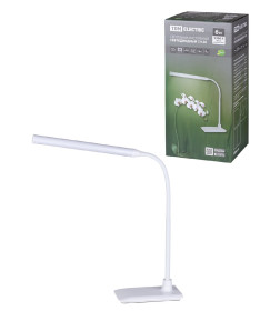 Светильник настольный светодиодный СН-28, 6 Вт, сенсор-диммер, 5000 К, 220 В (белый) TDM SQ0337-0094