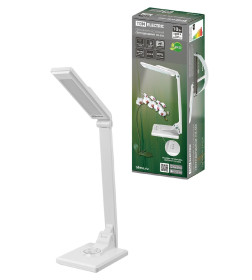 Светильник настольный светодиодный СН-360, складной, сенсор-диммер, 220 В, 10 Вт, 5300 К (белый) TDM SQ0337-0036