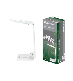 Светильник настольный светодиодный СН-360, складной, сенсор-диммер, 220 В, 10 Вт, 5300 К (белый) TDM SQ0337-0036