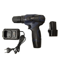 Дрель-шуруповерт аккумуляторная WATT WAS-12Li-2 LE 1.012.020.00