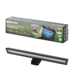 Светильник светодиодный на монитор СН-200, 5 Вт, автоматический сенсор-диммер, 3000-6000 К, USB, черный, TDM SQ0337-0168