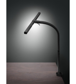 Светильник светодиодный струбцина СН-100, гибкий, сенсор-диммер, 10Вт, 3000-6000 К, чернный TDM SQ0337-0166