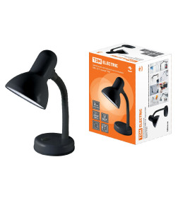 Светильник настольный на основании 60Вт E27 (черный) TDM SQ0337-0103