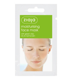 "Ziaja " Маска увлажняющая с зеленой глиной для сухой и нормальной кожи, 7 мл