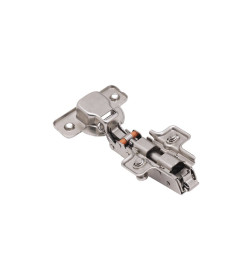 Петля накладная с доводчиком 45мм h0 clip-on AKS PRIME (еврошурупы, заглушки) (упаковка 2шт.)