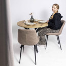 Стул AV 405, песочная замша Kiprus 03/черный (124061) 