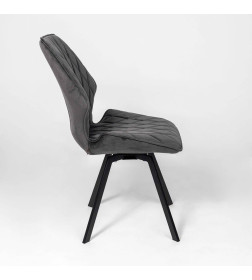 Стул Rafael M-R 360, d10 HEMATITE LUX\черный