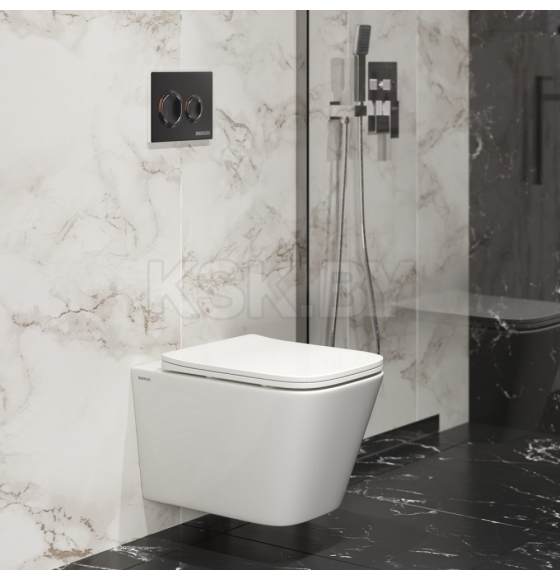 Унитаз подвесной BERGES FLOE S Rimless 51 см (082024) 