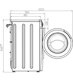 Стиральная машина ATLANT СМА 80С1214-С-01