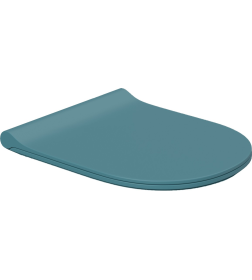 Сиденье для унитаза дюропласт, матовый темно-синий, микролифт, быстросьем, металл BERGES Ego XL Slim SO 012223