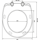 Сиденье для унитаза полипропилен Lux PP Berges 020604 (020604) 