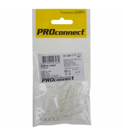 Дюбель-хомут 5-10 мм белый (10 шт.) PROconnect 07-4501-2-9