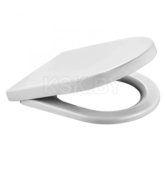 Сиденье для унитаза дюропласт, крепление микролифт, быстросьем металл-А Berges Tornas Slim SO 012803 (012803) 