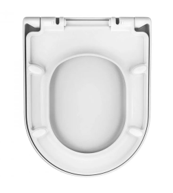 Сиденье для унитаза дюропласт, крепление микролифт, быстросьем металл-А Berges Tornas Slim SO 012803
