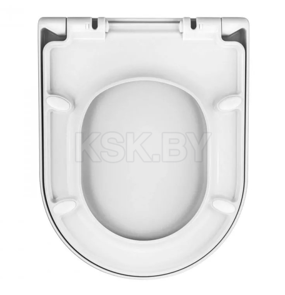 Сиденье для унитаза дюропласт, крепление микролифт, быстросьем металл-А Berges Tornas Slim SO 012803 (012803) 