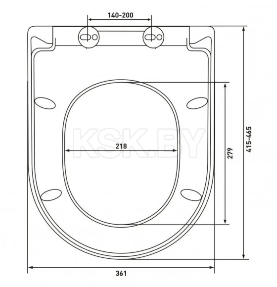 Сиденье для унитаза дюропласт, крепление микролифт, быстросьем металл-А Berges Tornas Slim SO 012803 (012803) 