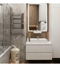 Зеркало Дабл-Ю Турин 60х80 подсветкой и антизапотеванием TRN60X80