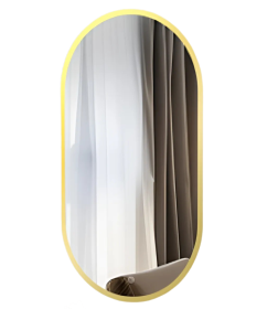 Зеркало Дабл-Ю София 90х45 Gold  Classic с подсветкой SFJ90X45GO