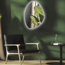 Зеркало Дабл-Ю Порту Классик 50х70 с подсветкой RPT50X70CL (RPT50X70CL) 