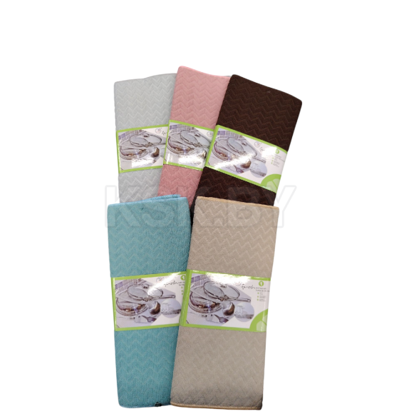 Салфетка для сушки посуды 38 х 50 см полиэстер MA1096 Market Union МИКС (MA1096) 