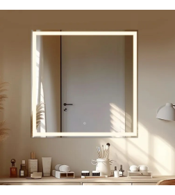 Зеркало Дабл-Ю Гранд Лайт 80х80 с подсветкой GR80X80LD